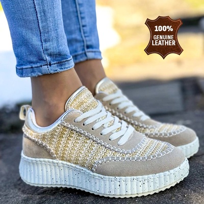 Обувки естествена кожа HX-7202 Beige