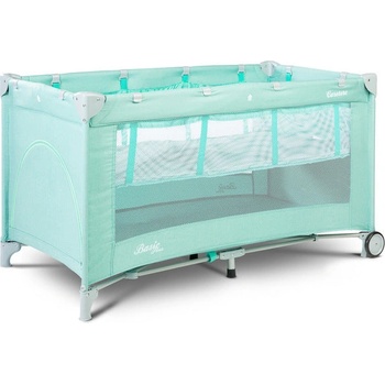 Caretero Сгъваема Кошара За Пътуване 2 Нива Basic Plus Mint (TERO-3934)