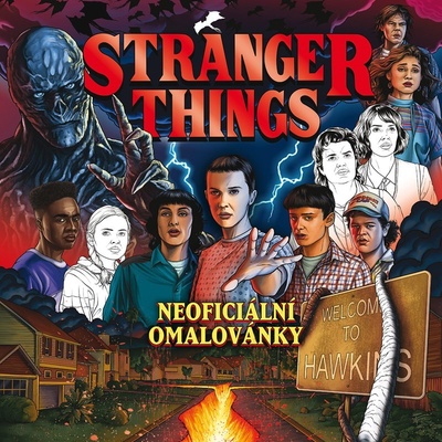 Stranger Things Neoficiální omalovánky Alexandra Chapman – Zboží Mobilmania