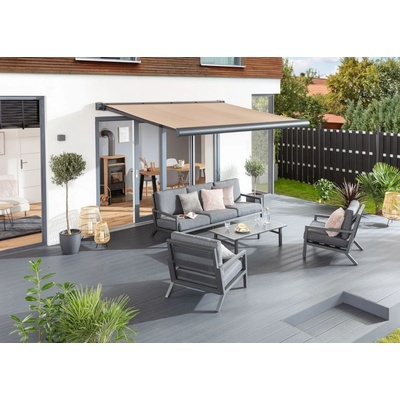 Sunfun Kazetová markýza Elba, antracitová/béžová, 3,5 x 3 m 353GMOBEI529