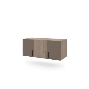 Bogdan Furniture I Надстройка за гардероб Mod 1005, Мока/Лате