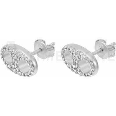 Emporio Armani Strieborné náušnice s kubickými zirkónmi EG3632040