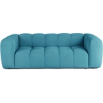 Bonami Тюркоазен кадифен диван 225 cm Cube - Bonami Selection (CUBE3SEATERTURQUOISE)