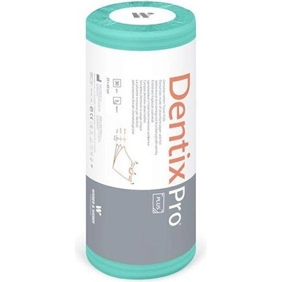 podbradníky DentixPro Plus s výrezom na krk v rolke 51 x 65 cm 30 ks zelené