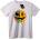 NOONEBRAND Тениска Долар Skull Усмивка - 2XL, White