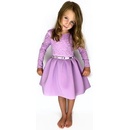 Luxury lila dress dívčí šaty fialové
