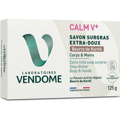 Laboratoires Vendome Calm Extra jemné tuhé mýdlo s bambuckým máslem 125 g – Hledejceny.cz