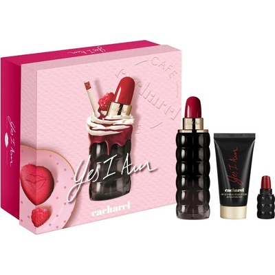 Cacharel Yes I am SET: EDP 75 ml + EDP 5 ml + Telové mlieko 50 ml pre ženy
