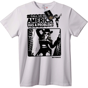 NOONEBRAND Тениска Beyoncé Америка има Проблем - M, Black