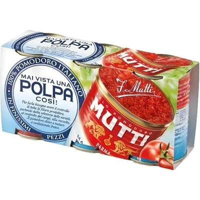 MUTTI Rajčata drcená 3 x 400 g