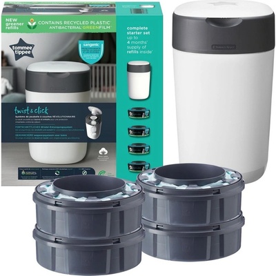 Tommee Tippee Sangenic Twist & Click + 4 kazety univerzálne