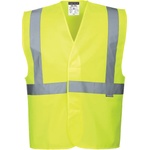 Portwest hi-vis c472 / Светлоотразителна жилетка с една лента - hv жълто xxl/xxxl (c472yerxx/3x)