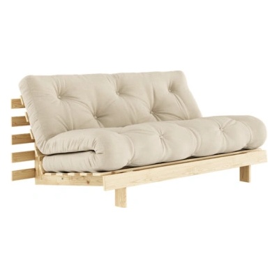 sofa ROOT by Karup bezbarvé + futon beige 747