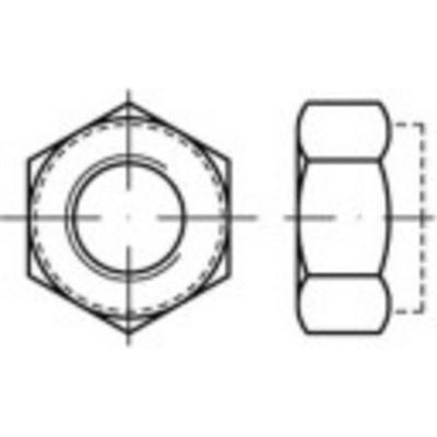 TOOLCRAFT TO-5430189 šesťhranné matice M16 DIN 6925 100 ks