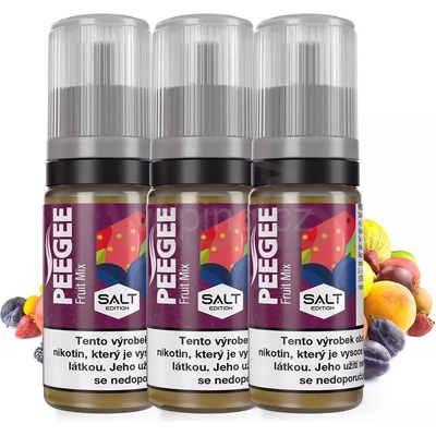 PeeGee Salt Fruit Mix 3 x 10 ml 20 mg
