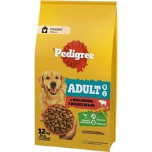 Pedigree Adult s hovězím masem a zeleninou pro velké a střední psy 12 kg