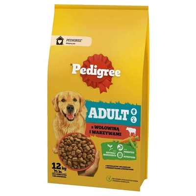 Pedigree Adult s hovězím masem a zeleninou pro velké a střední psy 12 kg