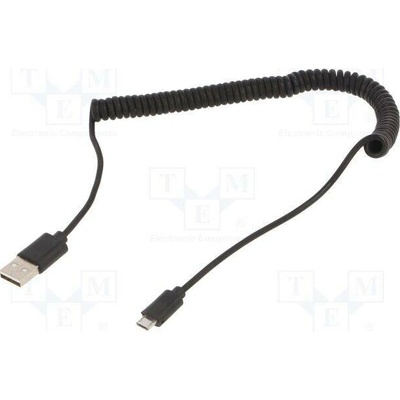 Gembird CC-MUSB2C-AMBM-6 MicroUSB - USB 180cm černý