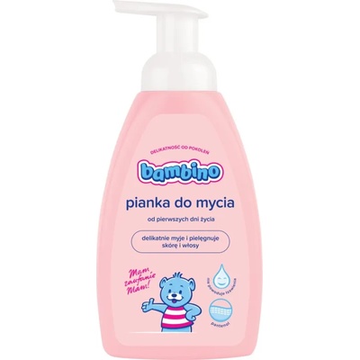 Bambino Baby Wash Foam пяна за вана за тяло и коса за деца от раждането им 500ml