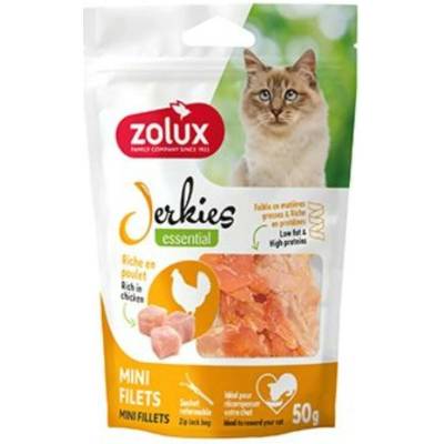 Zolux Pochoutka kočka JERKIES MINI filet kuře 50 g
