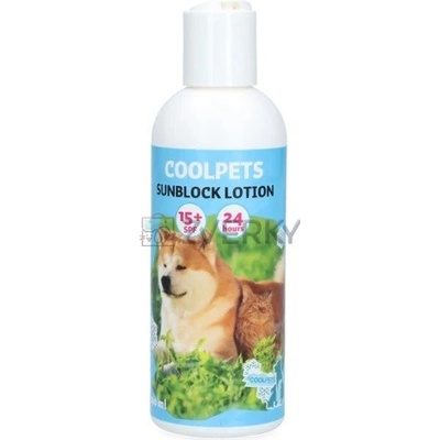 Coolpets opaľovacie mlieko pre psy a mačky SPF 15+ 200 ml