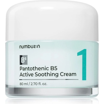 numbuzin No. 1 Pantothenic B5 Active Soothing Cream успокояващ крем за лице с хидратиращ ефект 80ml