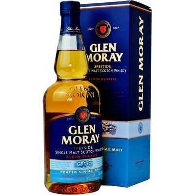 Glen Moray Elgin Classic Peated Single Malt 40% 0,7 l (kartón)