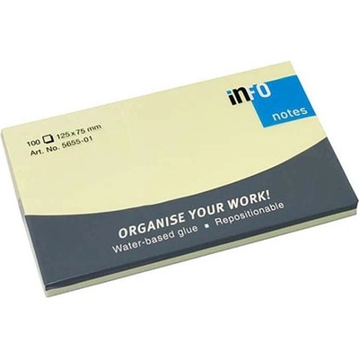 ЛИСТЧЕТА СЗЛ info notes 75/125ММ 100Л ЖЛТ