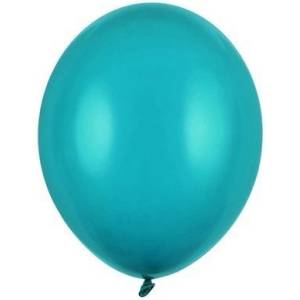 Party Deco Пастелен латексов балон - лагунено синьо - 12 см (sb5p-083l)