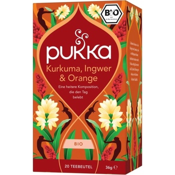 Pukka Herbs Био чай от куркума, джинджифил и портокал - 20 пакетчета чай