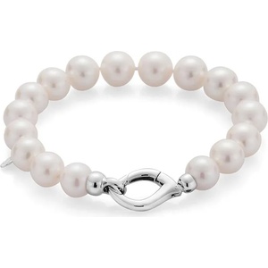 Swan Гривна със сладководни бели перли R1174BW Swan