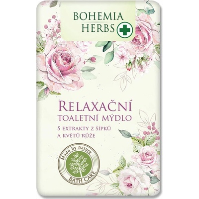 Bohemia Gifts & Cosmetics krémové toaletné mydlo s glycerínom a vôňou ruže 100
