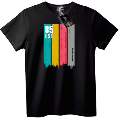 NOONEBRAND Тениска 85 Блок с Цветове - 2XL, Black