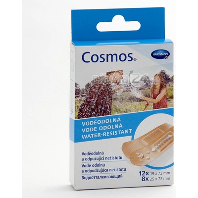 Cosmos vodeodolná náplasť na rany 2 veľkosti 20 ks