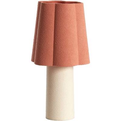 Light & Living Настолна лампа в цвят сьомга/кремава с текстилен абажур (височина 50 cm) Musaby - Light & Living (1892889)
