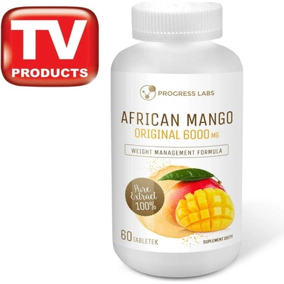 Progress Labs Africké mango FORTE 20:1 6000 mg 60 tabliet