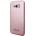 GUESS Iridescent Leather Hard Case - дизайнерски кожен кейс за Samsung Galaxy S8 (розов)