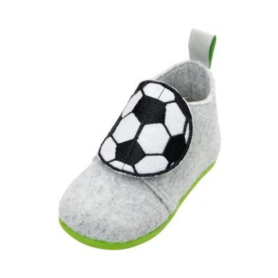 Playshoes Детски пантофи Сиви футбол