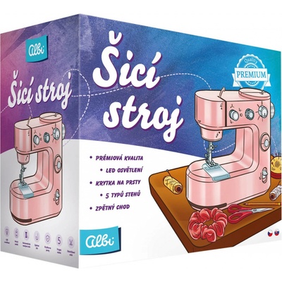 Albi Růžový šicí stroj – Zboží Dáma