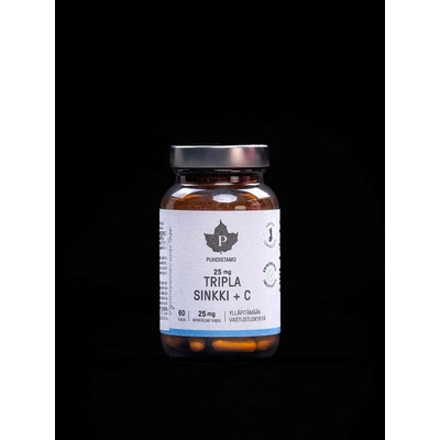 Puhdistamo Triple Zinc 25 mg + Vitamin C 60 kapslí