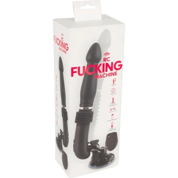 You2Toys - RC Fucking Machine - акумулаторен тласък вибратор (черен)