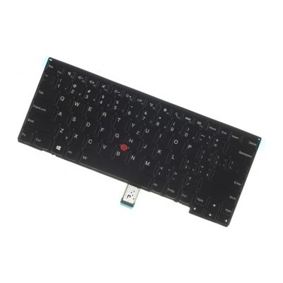 Lenovo ThinkPad E450 klávesnice na notebook CZ/SK Černá s rámečkem, Podsvícená, Trackpoint