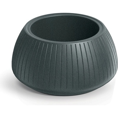 Prosperplast Kvetináč Coros Bowl grafitový, 40 cm