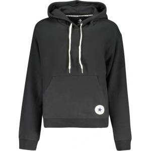Converse Дамски суичър с цип Converse, Размер XS, Цвят Черен (CVW6H111_NE001BLK)