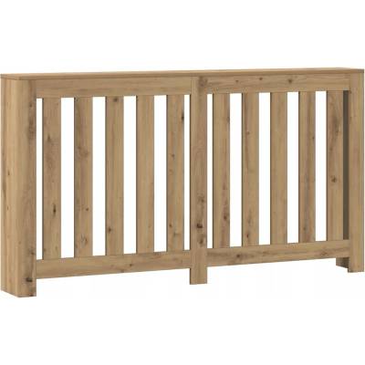 Kryt na radiátor MDF deska 2 x 2 cm hnědý