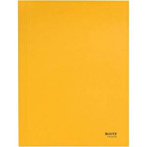 Leitz Папка за документи LEITZ Recycle A/4 3 щифта картон жълта 39060015 (39060015)