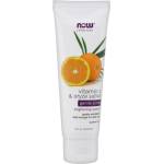 NOW Foods Vitamin C & Oryza Sativa Gentle Scrub | Paraben Free [118 мл] Лосион за тяло