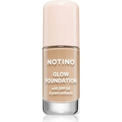 Notino Foundation Glow foundation with SPF50 & plant extracts make-up 03 light neutral 30 ml