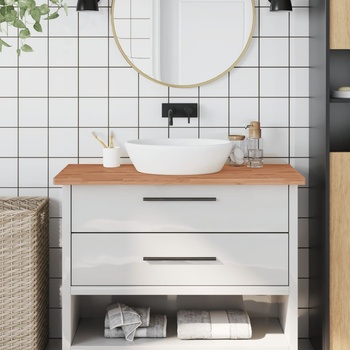 Image 1 of vidaXL Плот за баня 100x60x2, 5 см масивно дърво бук (356004)