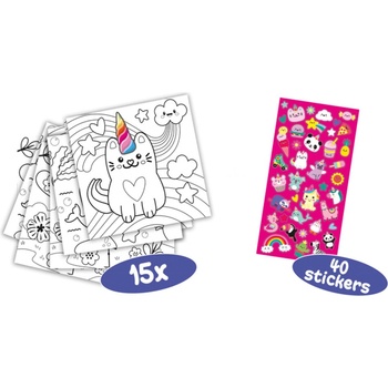 SES Creative - Книжка за оцветяване, еднорог
